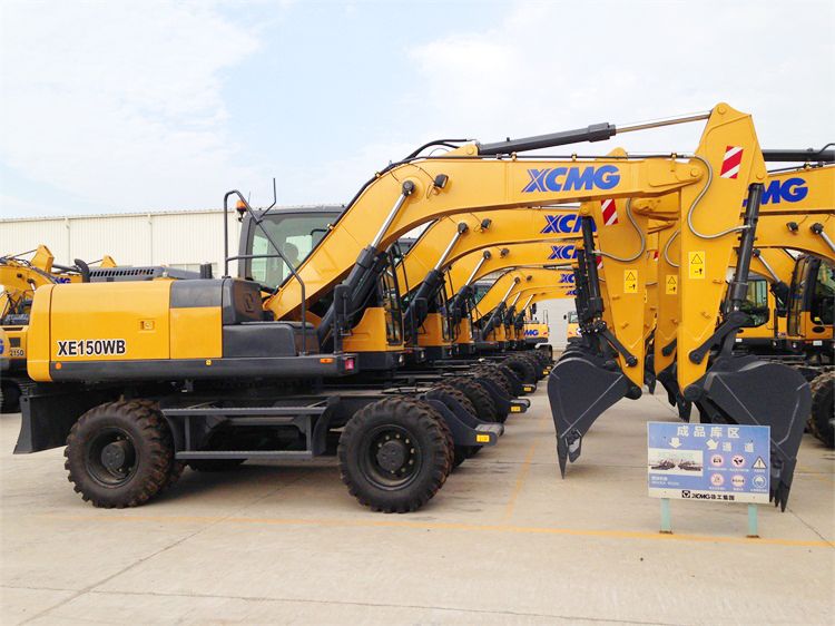 15 ton XCMG machine XE150WB wheel excavator for sale, MACHMALL