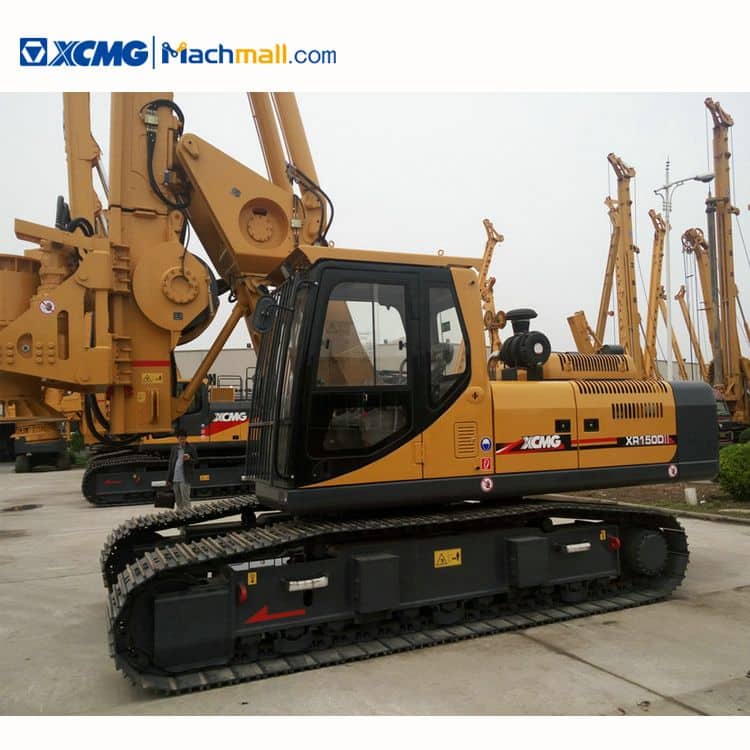 XCMG bored pile rig machine 55m 150kn rotary drill rig XR150DII price