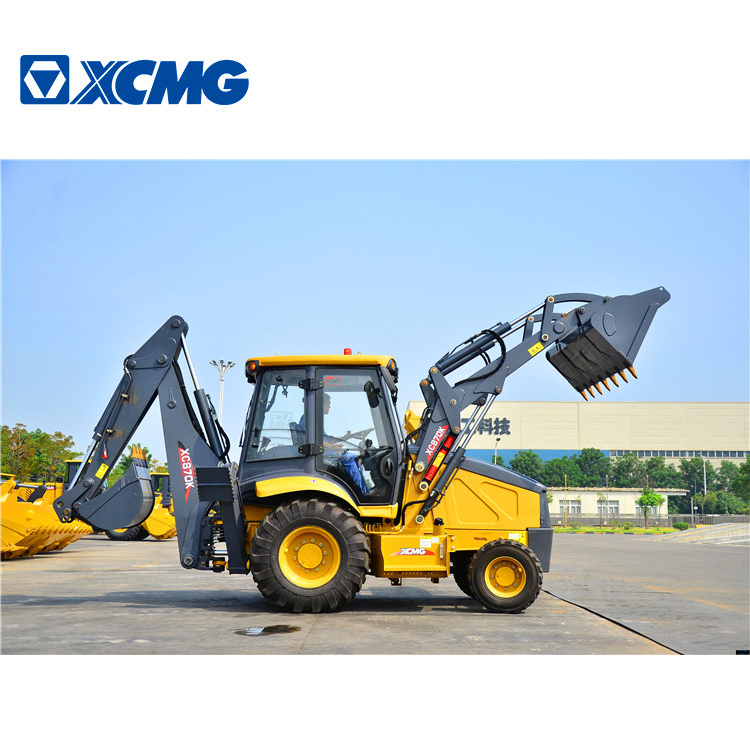 XCMG Official XC870K Small 3 ton Skid Steer Backhoe With Attachment