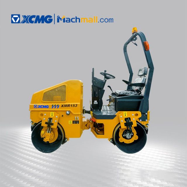 XCMG official 1.5 ton mini double drum light road roller XMR153 for sale