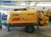 XCMG Official concrete pump trailer HBT6013K 40M3/H Productivity price
