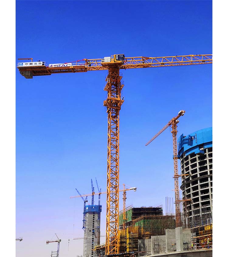 XCMG brand 75m boom length 18 ton topless tower crane XGT7528A18S1