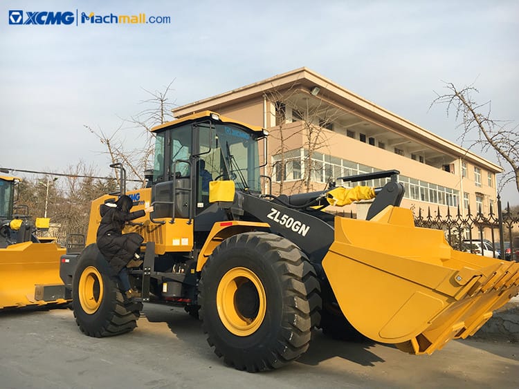 Wheel loader for sand with 4.5m3 buckets ZL50GN in Argentina