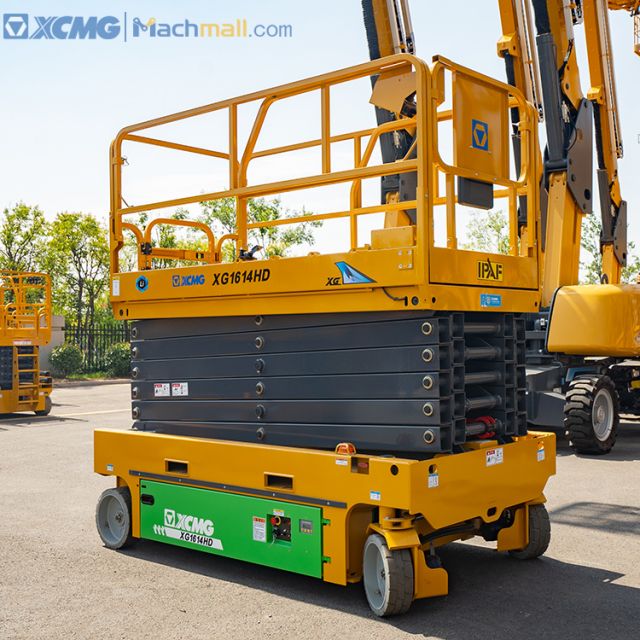 XCMG official new 16m mobile elevating work platform XG1614HD scissor lift for sale