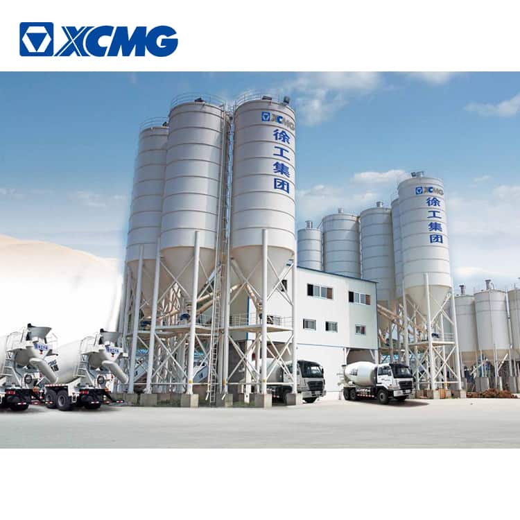 XCMG Official HZS90VG China 90m3 Small Cement Production Mixing Plant Price