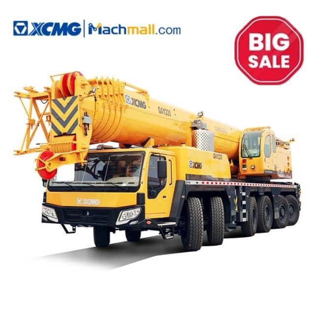 XCMG factory 220 ton cheap stock all terrain crane QAY220 on sale