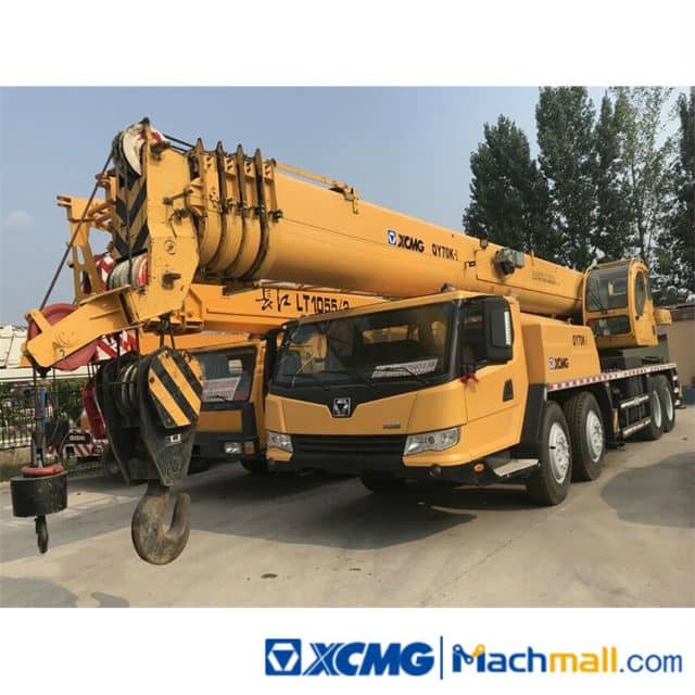 XCMG 70 Ton Used Hydraulic Mobile Truck Crane QY70K-I For Sale
