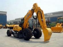 XCMG official 21 ton Wheel Excavator XE210WB for sale