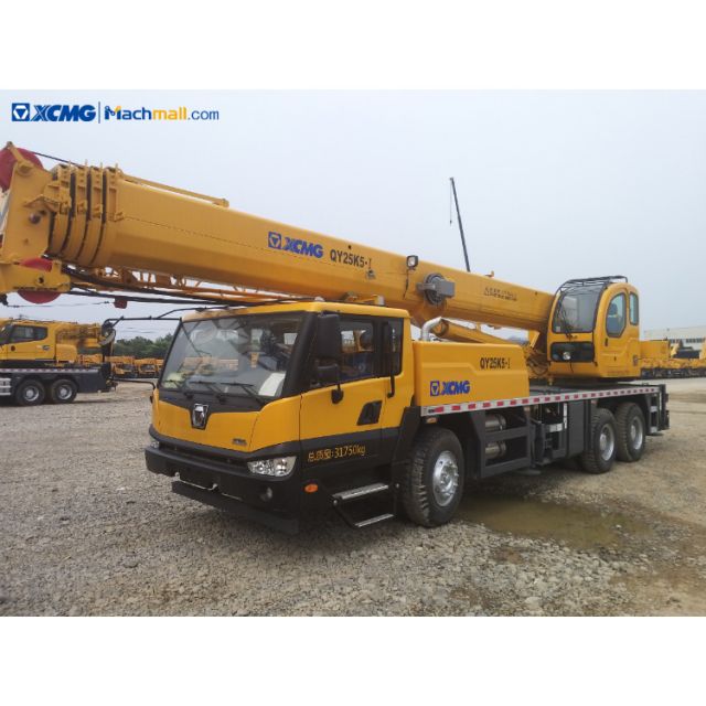 XCMG 25 ton crane 5 jib 48m truck crane QY25K5-I on sale