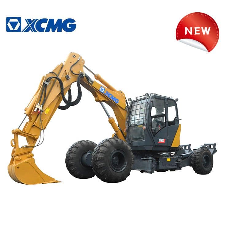 XCMG official manufacturer new mutifuctional walking excavator wheel excavator ET120 for sale