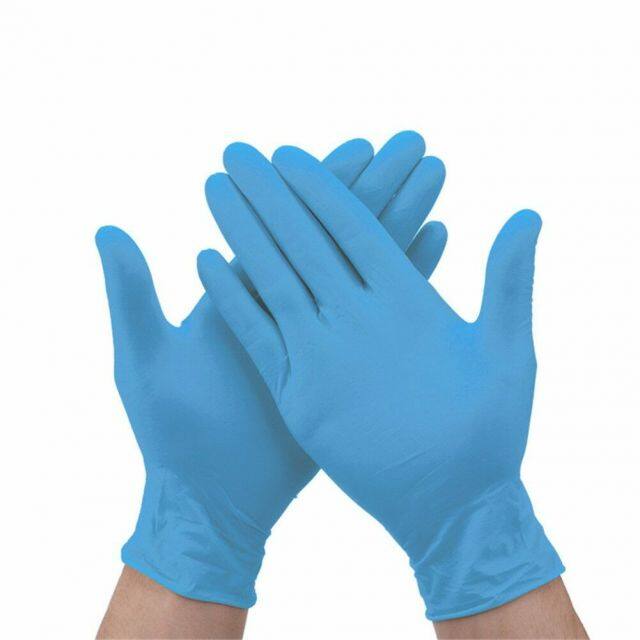 Durable Nitrile Disposable Gloves Medical Food Handling Rubber Latex D699