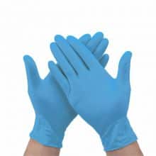 Durable Nitrile Disposable Gloves Medical Food Handling Rubber Latex D699