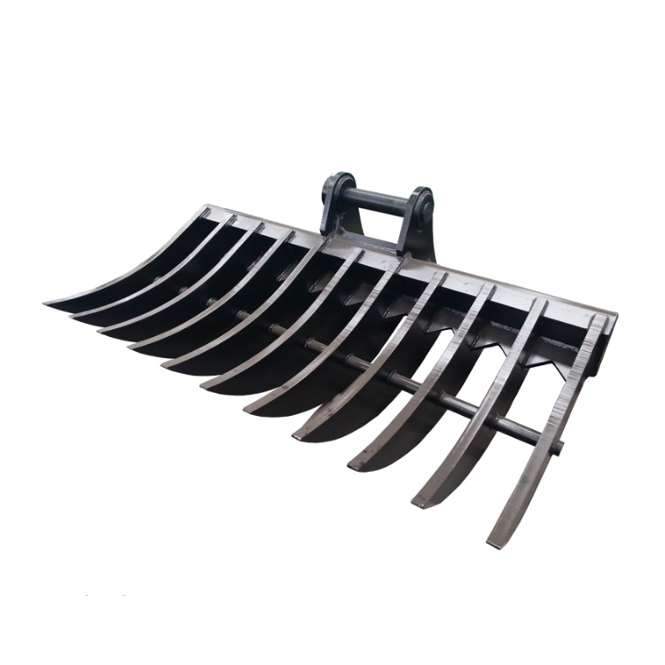 SHENFU Excavator Rake Attachment Stick Rake Root Rake For Mini