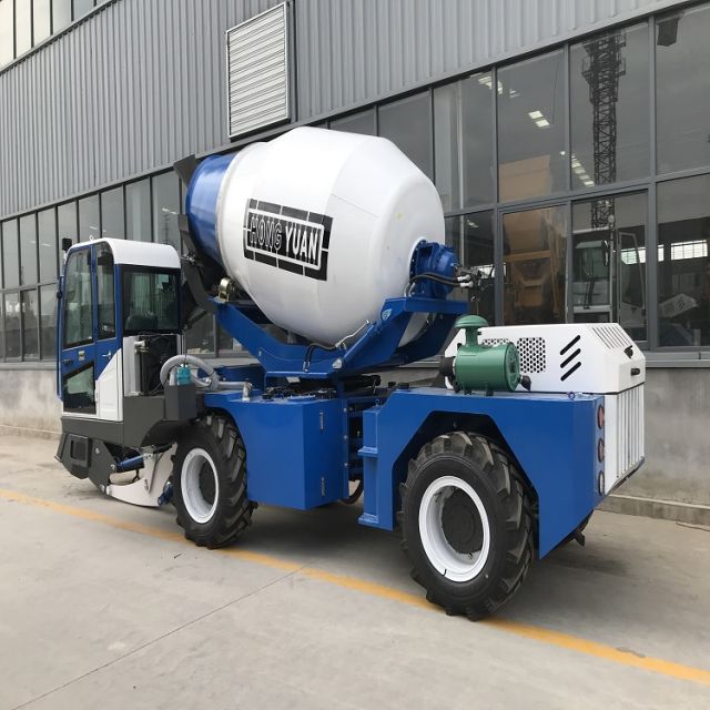 HY-350 self loading concrete mixer