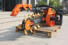 HCN 0207 skid steer loader attachment chain ditching machine ditcher trencher for sale