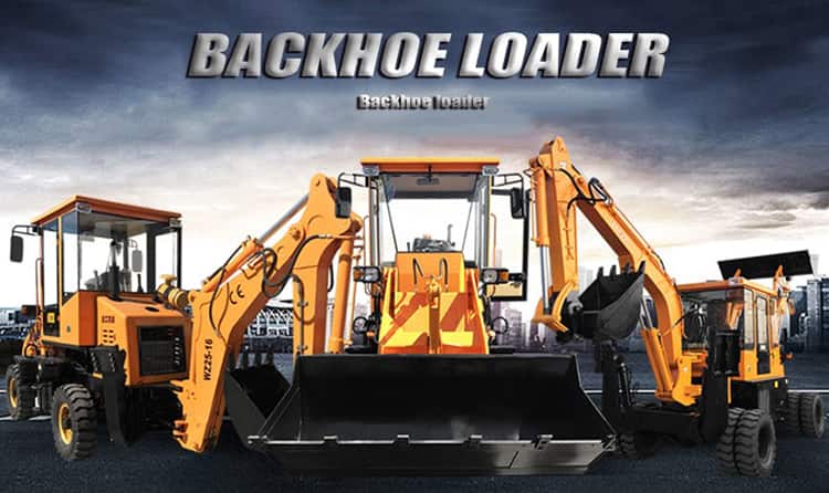 Qi Yang 4 wheel drive new backhoe and loader QZ20-25E 2.5 ton capacity price