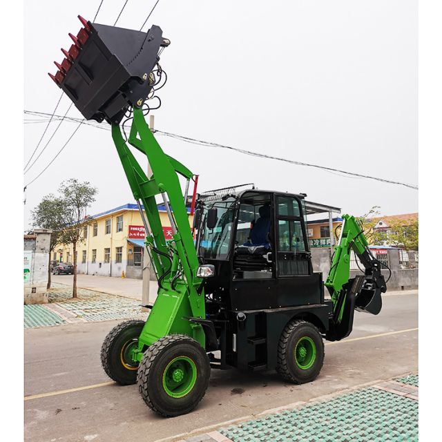 Qi Yang 1.5 ton small backhoe excavator loader QZ10-15EUC for sale