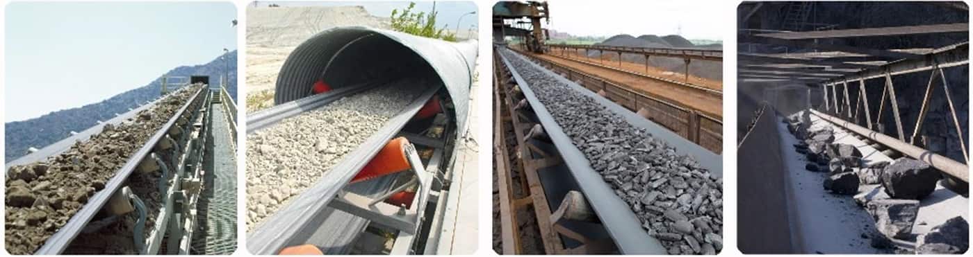 m24 circular conveyor belt for mineral transportation