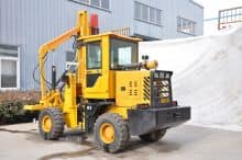 China Hengxing 33kw road construction machinery guardrail pile driver HXLS26 for highway sale