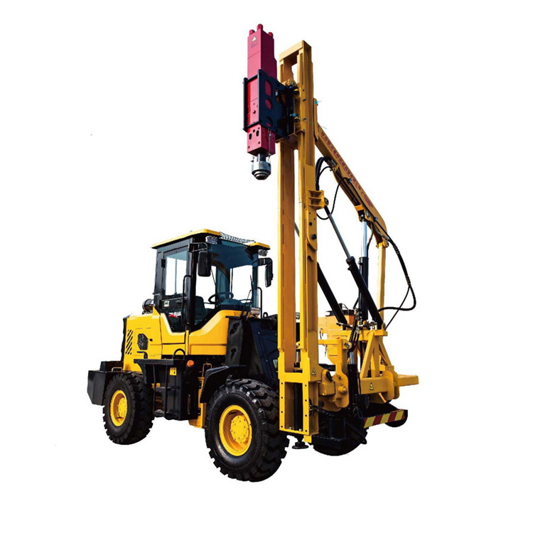 China Hengxing guardrail pile ramming machine HXLS36 with 1700mm drill depth price