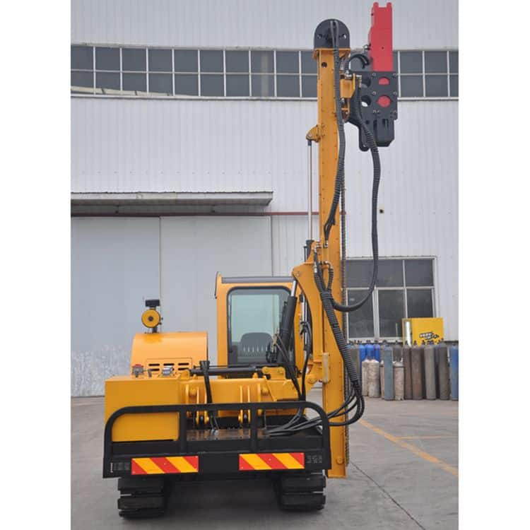China Hengxing hydraulic pile driver for highway guardrail price