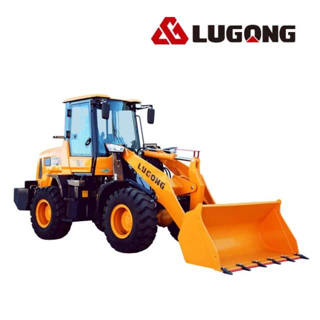 LUGONG LG938 Compact Wheel Loader Front Loader China loader big hub reduction wheel loader For Sale