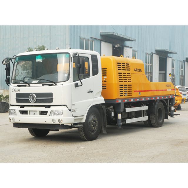 China shuoli 80m3/h truck mounted pump for concrete HBC80-11-110 for sale