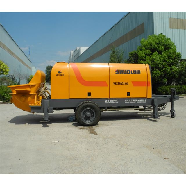 ShuoLi HBT series hydraulic trailer concrete pump with good quality price for sale