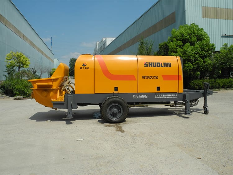 ShuoLi HBT series hydraulic trailer concrete pump with good quality price for sale