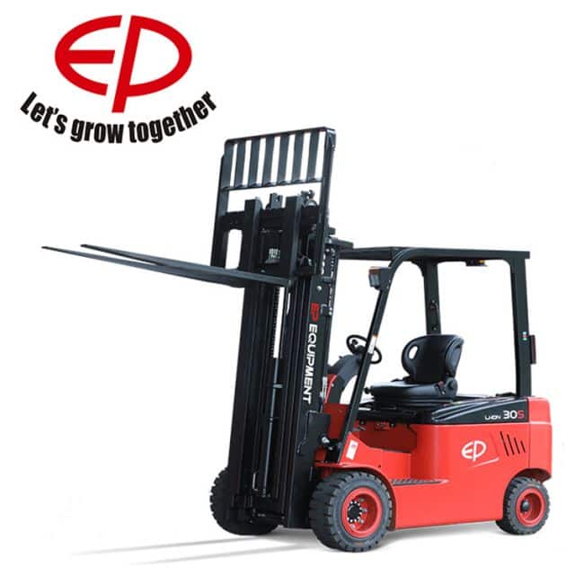 EP counterbalance electric forklift 3.5 ton 4m lift height with 4 wheel price