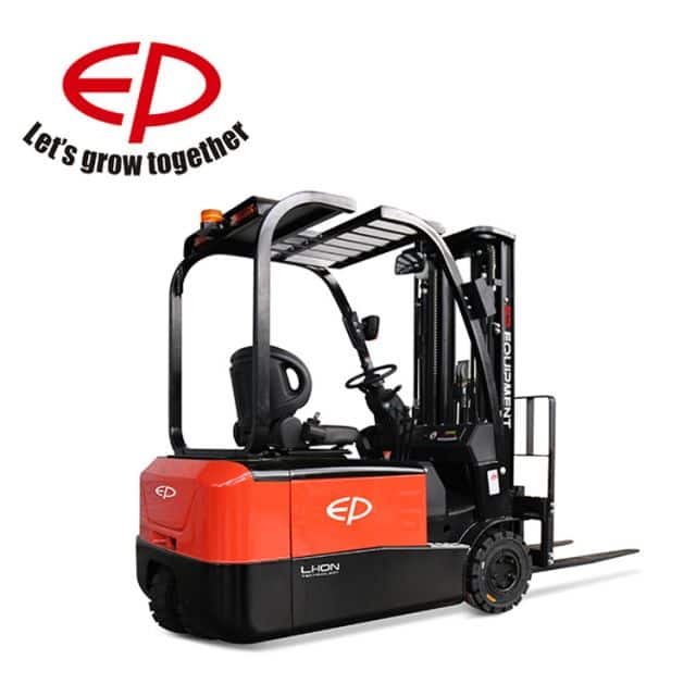 China brand EP 3 wheel lithium forklift CPD18TV8 1.8 ton 4m mast height for sale