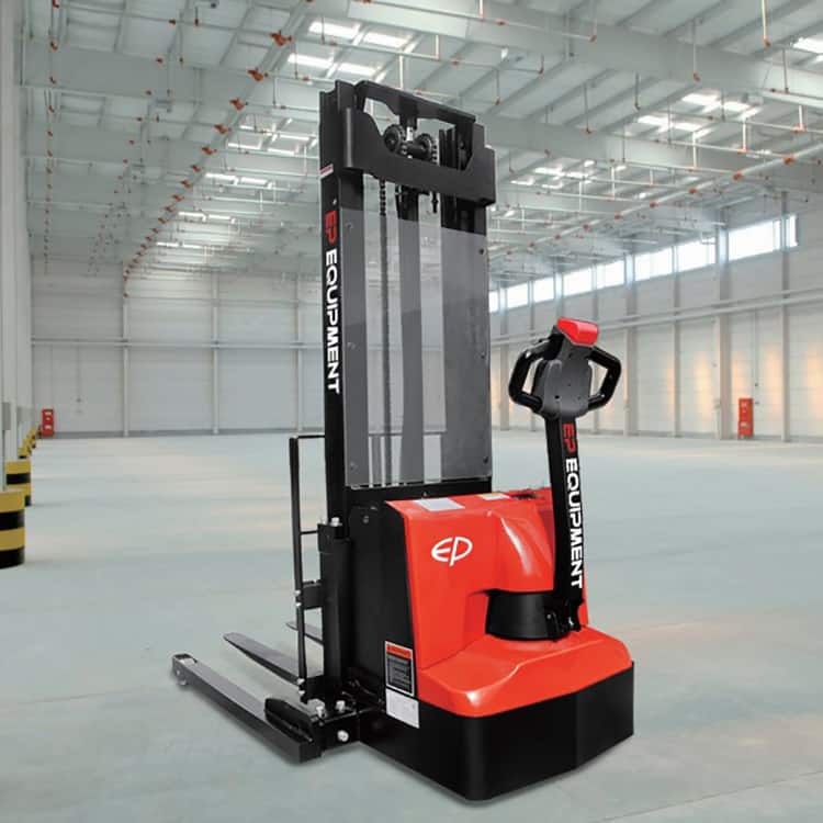 EP electric stacker 1.2 ton 3m lift height straddle stacker use for warehouse price