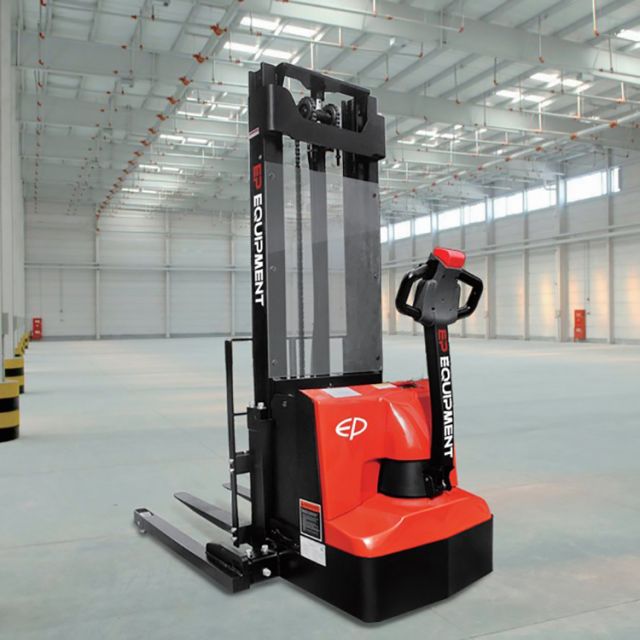 EP electric stacker 1.2 ton 3m lift height straddle stacker use for warehouse price