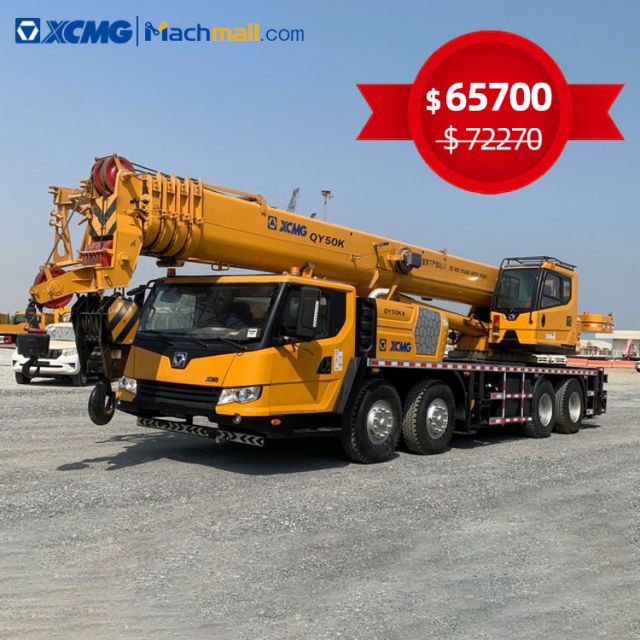 XCMG Used Truck Crane Qy50k Crane Truck Hydraulic 50 Tons Price