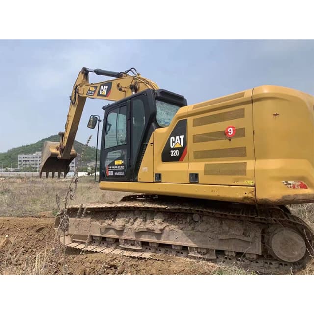 Caterpillar 320 excavator 20 ton construction machinery used Cat  320 crawler excavator