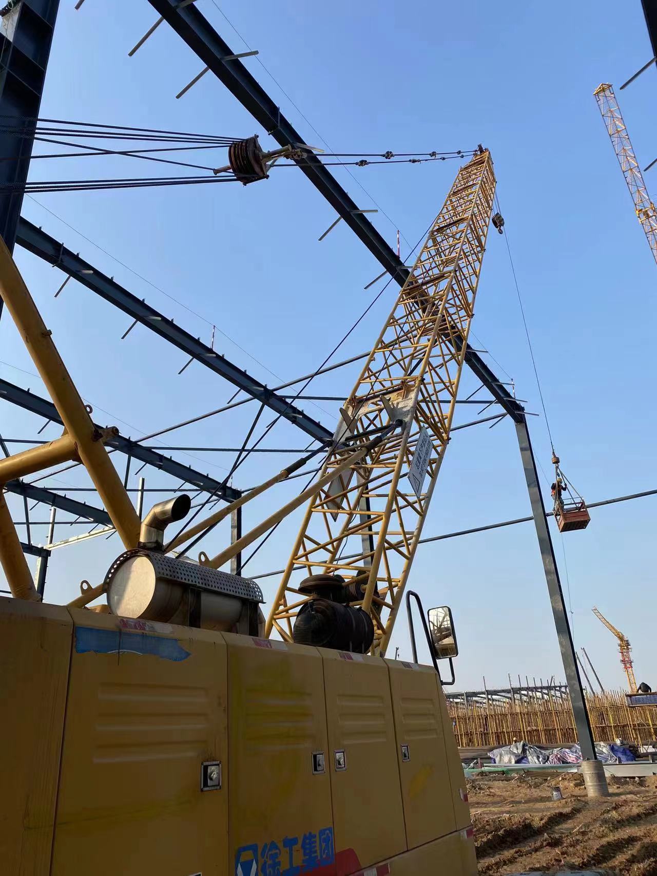 XCMG official used 55 ton mini crawler crane machine XGC55, MACHMALL