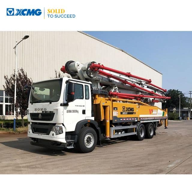 XCMG Official Used 50 Meter Cement Concrete Pump Truck HB52V Mounted Pump for Sale