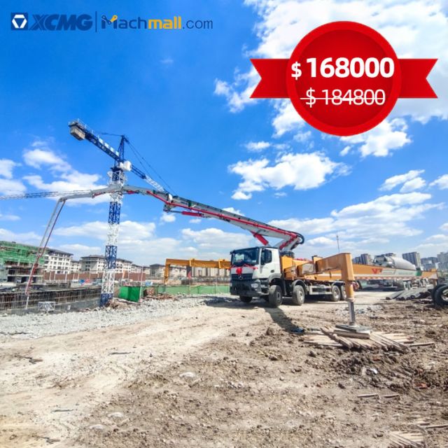 XCMG Used 62m Truck-mounted Concrete Pump HB62V China Hydraulic Concrete Pump Truck for Sale