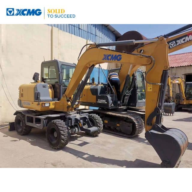 XCMG 2019 year 6 Ton hydraulic used wheel excavator XE60WA