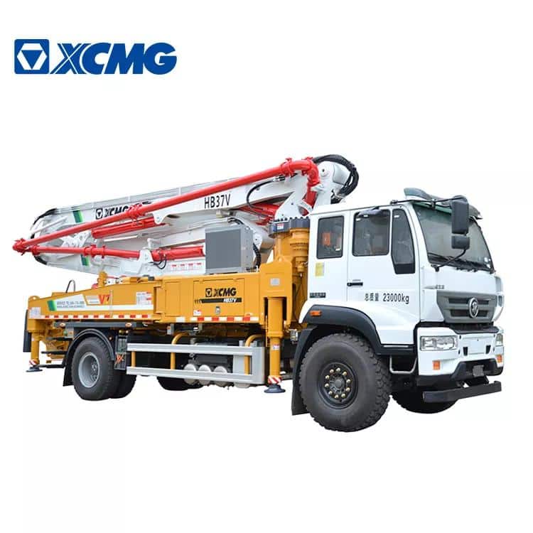 XCMG Concrete Pump Truck Used HB37V Mounted Concrete Pump Truck Trade
