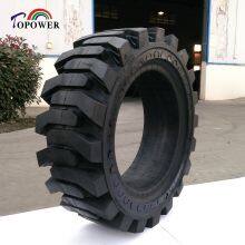 boom lift skid steer loader solid rubber tire 10x16.5 12x16.5 14-17.5