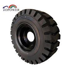 Heavy Duty Loader Tires Solid Rubber Wheel 18.00-25 Suitable for Port Metallurgy Industry