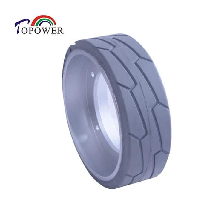 China Solid Tires Manufacturer Topower Product 323x100 Solid Tires