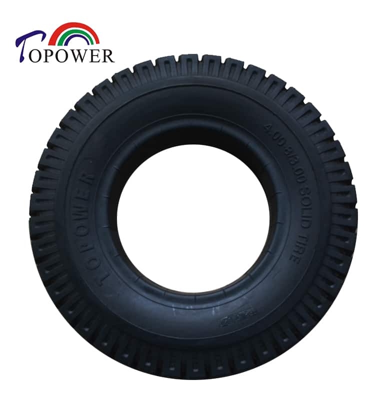 trailer solid rubber tire handcart solid wheel tow vehicle rubber tyre 4.00-8 16x5-9 7.00-15