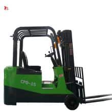 China YANCHA 3 wheel electric forklift 1.5 ton with CE certification for sale