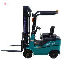 1 ton 1.5 ton YANCHA small electric forklift with four wheel CE approved for sale