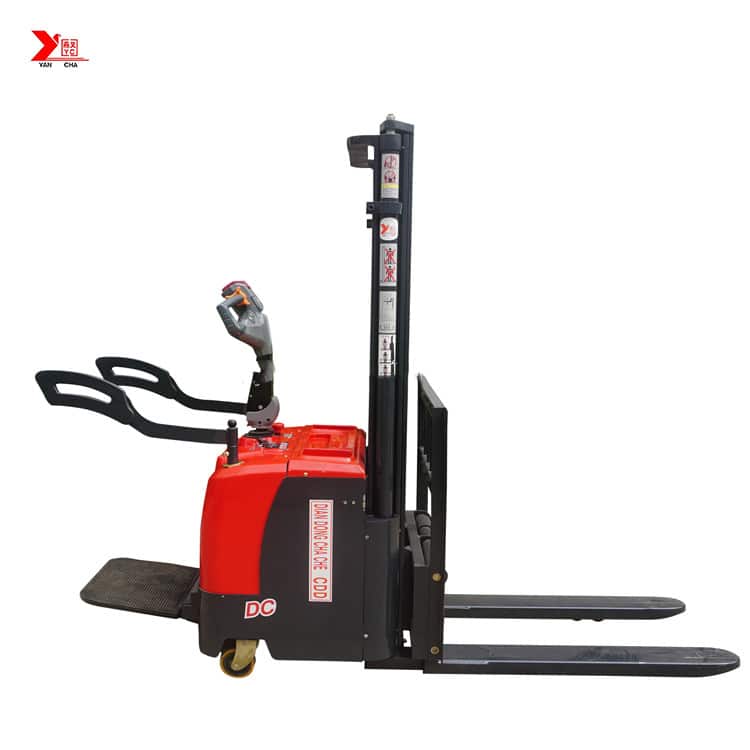 YANCHA stand electric forklift 1 ton 2 ton with CE price