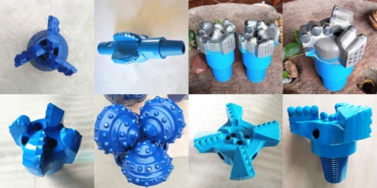 Pluto attachments pdc drill round blade bit for trenchless drilling rig sale
