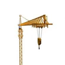 New installation D125 4522-6t-8t Luffing inner climbing Tower Crane