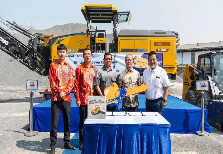 First! XCMG's 2-meter-class large milling machine delivered to Indonesia
